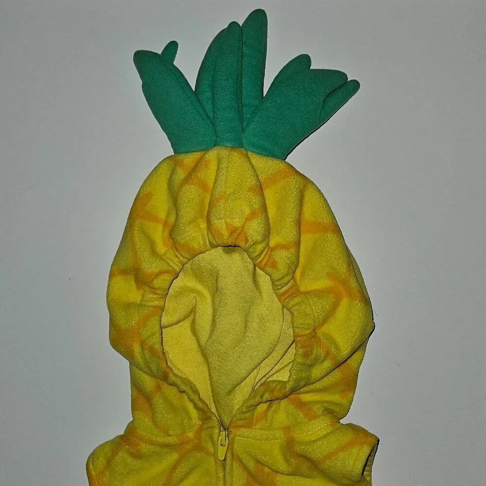 Carter's Pineapple Halloween Costume Baby Boy Girl 18 Months 1-Pc Fleece Hooded